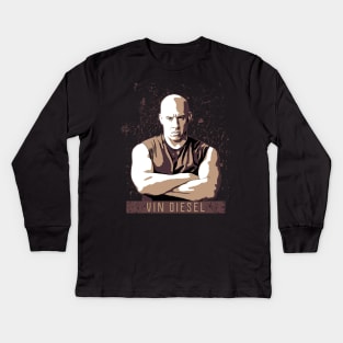 vin diesel Kids Long Sleeve T-Shirt